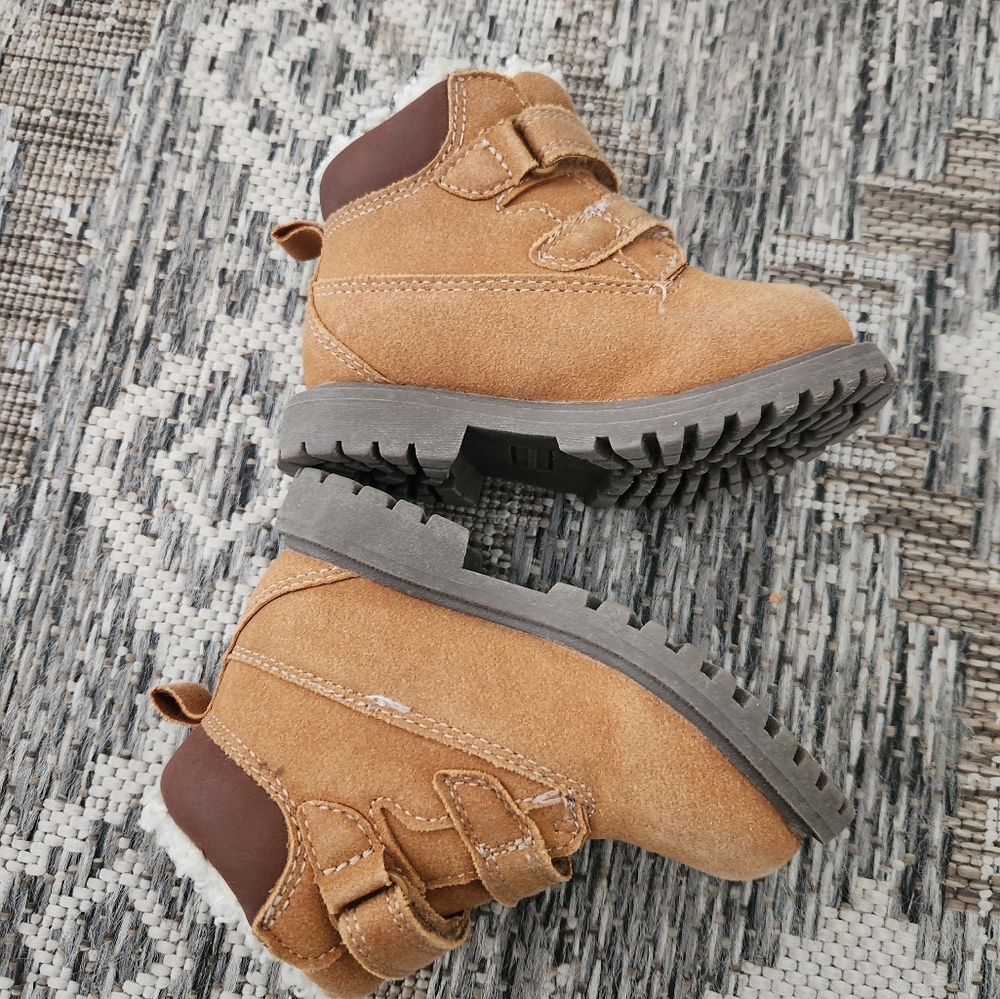 Joe Fresh Toddler Velcro Boots Sz 6 - Picture 3 of 5